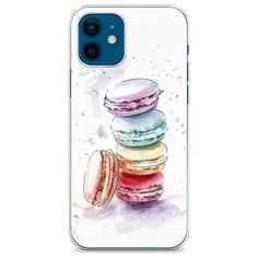 Силиконовый чехол "Пирамидка макарони 2" на Apple iPhone 12 mini / Айфон 12 Мини Case Place