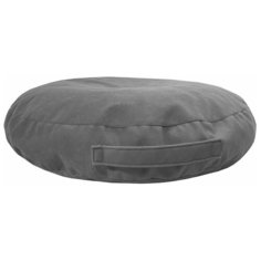 Папа Пуф Подушка сидушка серый велюр