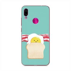 Силиконовый чехол "Съедобная кровать" на Xiaomi Redmi Note 7 / Сяоми Редми Нот 7 Case Place