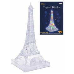 3D-пазл Магический 3D пазл Эйфелева башня на подставке со светом и музыкой XL (9035A), 80 дет. Crystal Puzzle