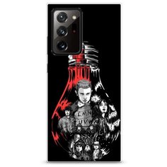Силиконовый чехол "Черная лампочка" на Samsung Galaxy Note 20 Ultra / Самсунг Галакси Ноут 20 Ультра Case Place