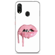 Силиконовый чехол "Потекший блеск на губах" на ZTE ZTE Blade V10 Vita / ЗТЕ Блейд V10 Вита Case Place