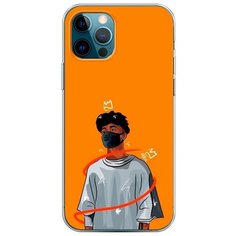 Силиконовый чехол "В маске 1" на Apple iPhone 12 Pro / Айфон 12 Про Case Place