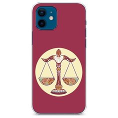 Силиконовый чехол "Весы" на Apple iPhone 12 mini / Айфон 12 Мини Case Place