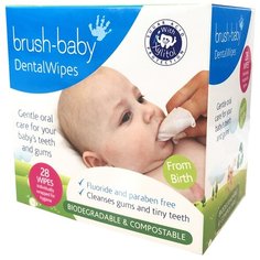 Салфетки Brush Baby DentalWipes BRB142 0-16 мес