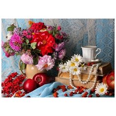 Девичий будуар Набор для вышивания бисер-нитки 37х49 (30х40) Матренин Посад 0031/БН Матренин Посад 0031/БН