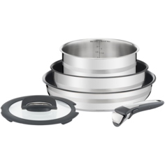 Набор посуды Tefal Jamie Oliver L9569032 5 пр. серебристый