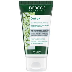 Vichy шампунь Dercos Nutrients Detox глубоко очищающий, 50 мл