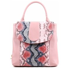 Рюкзак женский Медведково розовый искусственная кожа