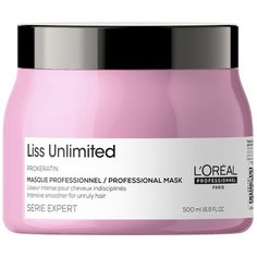 LOreal Professionnel Liss Unlimited маска для непослушных и вьющихся волос, 500 мл, банка