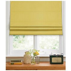 Римская штора Эскар тканевая (салатовый), 100х160 см