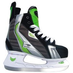Хоккейные коньки Action PW-216AE черный/зеленый р. 38 Action!