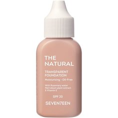 Seventeen Тональный крем The Natural Transparent foundation, 35 мл, оттенок: 02