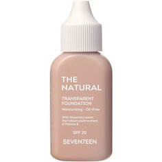 Seventeen Тональный крем The Natural Transparent foundation, 35 мл, оттенок: 01