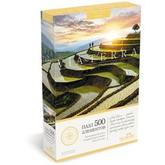 Пазл Origami Via Terra Террасы Хунхэ-Хани (06667), 500 дет.