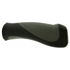 Грипсы csg-682, анатомические, резина, с закрытым концом, чёрно-серые TBS