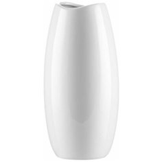 Ваза декоративная TODI керамика (11х11х24 см цвет: белый