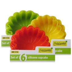 Формы для кексов силиконовые Maestro 6 шт MR-1176