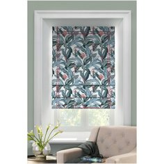 Римская штора Giglio от Memotex с карнизом. В: 150см. Ш: 120см.