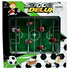 Настольный футбол Наша Игрушка игровое поле 16*23 см, мяч 2 шт, коробка (2159)