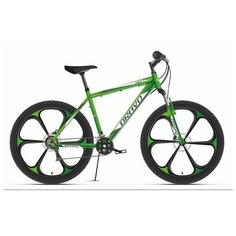 Велосипед Bravo Hit 26 D FW (HD00000323), рама 18", зеленый/белый/серый