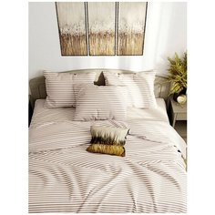 Постельное белье Сказка "Анна" евро Наволочка 50х70 см 2 шт Простынь на резинке 180х200 см Пододеяльник 200х215 см