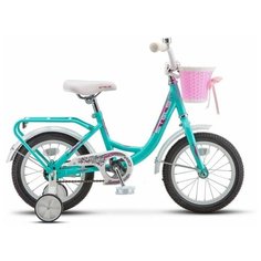 Детский велосипед STELS Flyte Lady 14 Z011 (LU089090*LU084011), рама 9,5", бирюзовый
