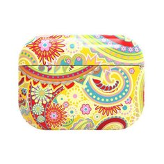 Пластиковый чехол с принтом Ornament для AirPods Pro, розовый, Deppa 47312