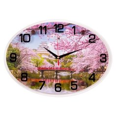 Часы настенные "21 Век" 2434-005 "Цветущая сакура" 2434-005