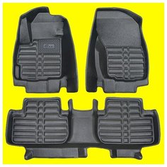 5D коврики в салон Mitsubishi Outlander III, 2012+. Большие бортики и площадь. Laji