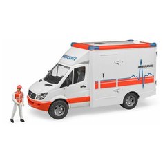Скорая помощь Брудер с фигуркой водителя Mercedes-Benz Sprinter Bruder