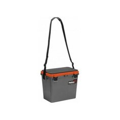 Ящик рыболовный зимний серый/оранжевый крепыж K-IB-19-2-GO ТОНАР