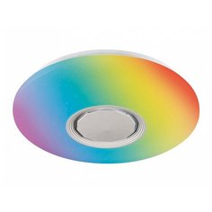 Музыкальный светодиодный светильник c подсветкой RGB FF201 WH/CH белый / белый 72W Ambrella Light