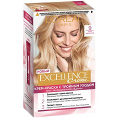 LOreal Paris Excellence стойкая крем-краска для волос, 9 очень светло-русый