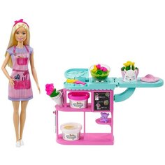 Кукла Barbie и цветочный магазин, 30 см, GTN58