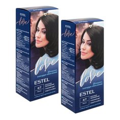 ESTEL Love Стойкая крем-краска для волос, 2 шт, 4/7 мокко, 50 мл