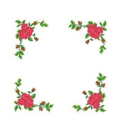 Набор Розы салфетка 45х45 Каролинка кксн(бязь)-004 Каролинка кксн(бязь)-004