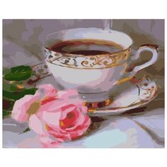 Чашка ароматного чая живопись на холсте 40х50см 40х50 Paintboy GX33409 Paintboy GX33409