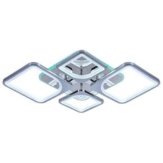 Светодиодная люстра 8057/2+2 CHR 112W+8W RGB Profit Light