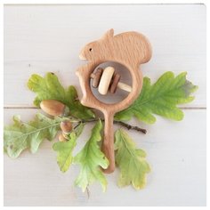 Погремушка Белочка Wood Fun