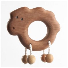 Погремушка -грызунок Барашек Wood Fun