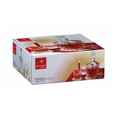 Bormioli Rocco DEDALO набор 7 предм. WHISKY графин для виски + 6 шт стаканов 260 мл (6/108)