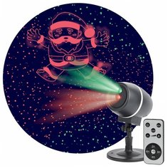 ЭРА ENIOP-06 ЭРА Проектор Laser Танцующий Санта, IP44, 220В (12/180) ERA