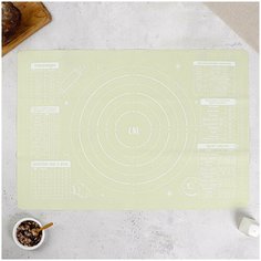 Силиконовый коврик для выпечки «В гостях у бабушки», 45 х 65 см Сима ленд