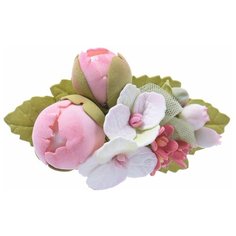 Заколка большая Пионы (Размер: безразм Андерсен