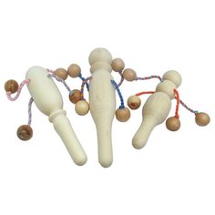 Погремушка с бусинами неокрашенная Wood Fun