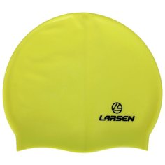 Шапочка плавательная Larsen LS77, силикон, лайм