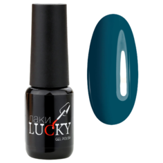 Гель-лак для ногтей LUCKYLak цветной, 8 г, 012 ярко-бирюзовый