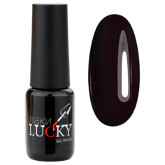 Гель-лак для ногтей LUCKYLak цветной, 8 г, 056 темно-бордовый