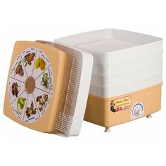 Сушилка для фруктов и овощей ротор дива люкс 010-02 белый/светло-желтый ГФ